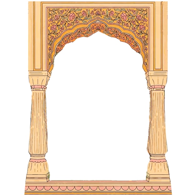 Mughal Hochzeits Einladungen Design
