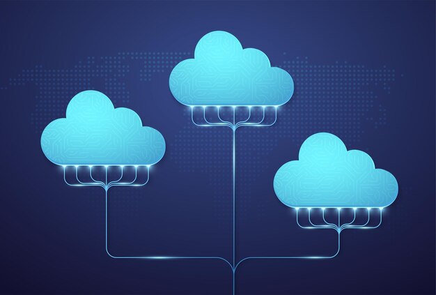 Multicloud-datenspeicherung digitaler dienst für datenspeicherung und -übertragung netzwerkkloudtechnologien