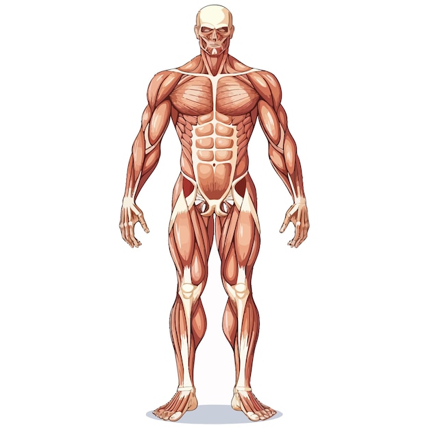 Vektor muscle_human_vector_illustration