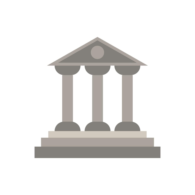 Museumssymbol Einfaches Element aus der Gebäudesammlung Symbol für kreatives Museum für Webdesign-Vorlagen, Infografiken und mehr