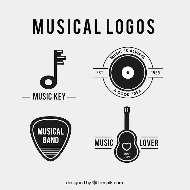 Vektor musical logos