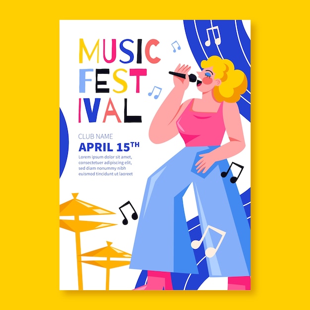 Musik-festival-plakat-schablone