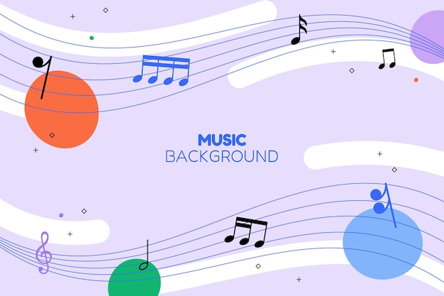 Musik-Hintergrundnoten