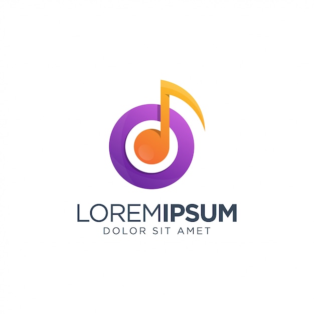 Musik-logo-vorlage