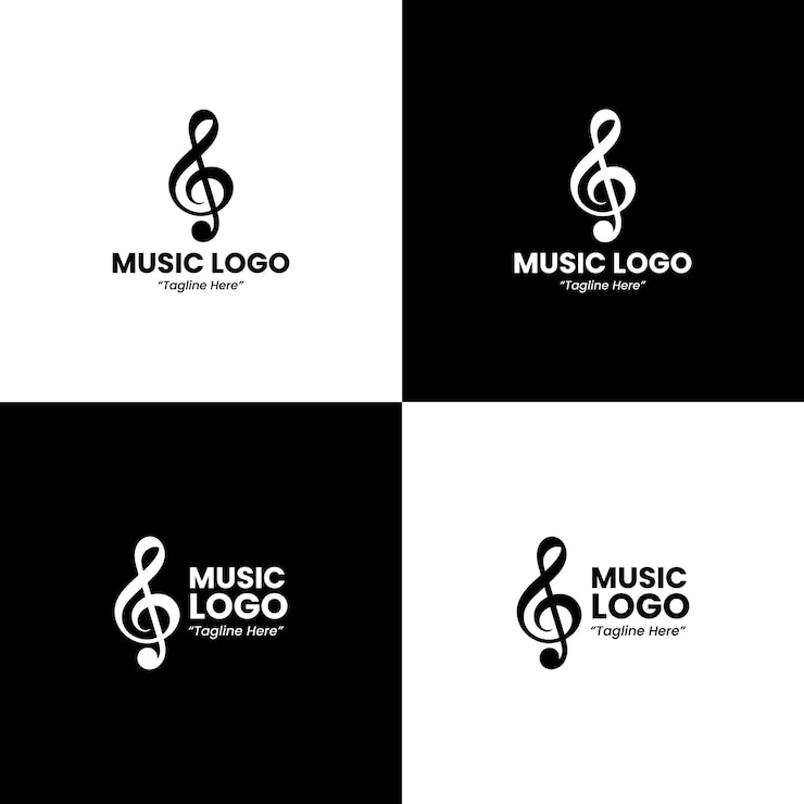 Vektor musik-logo