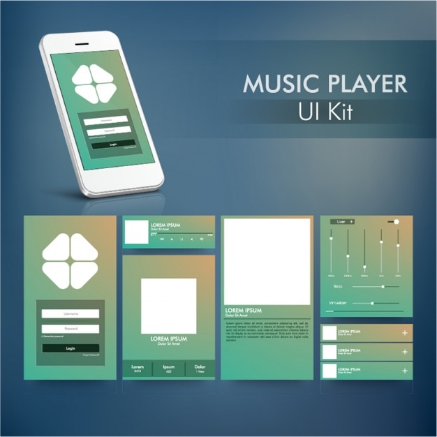 Musik-player handy-app