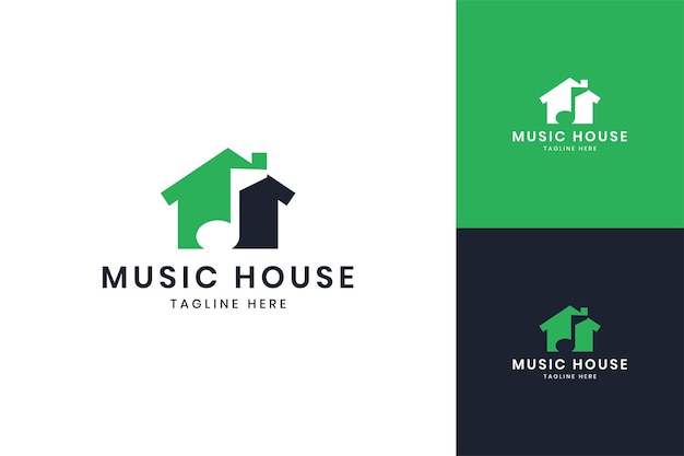 Musikhaus negativraum-logo-design