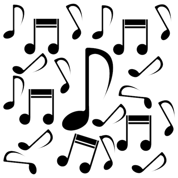 Musiknote-Logo-Vektor