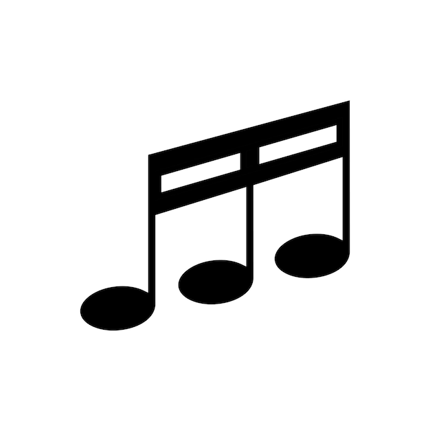 Musiknoten-symbol, vektorvorlage, logo, trendige kollektion, flaches design
