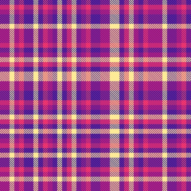 Vektor muster-hintergrundtextil aus kariertem tartan-vektor mit einem nahtlosen stoff mit karostruktur