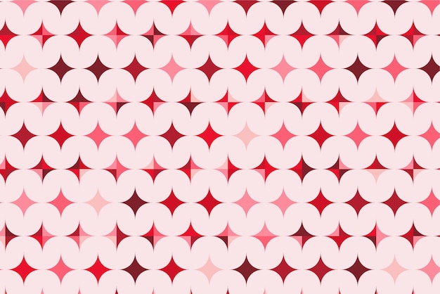 Muster mit geometrischen Elementen in rosa Farbverlaufstönen Vektor abstrakter Hintergrund für Design