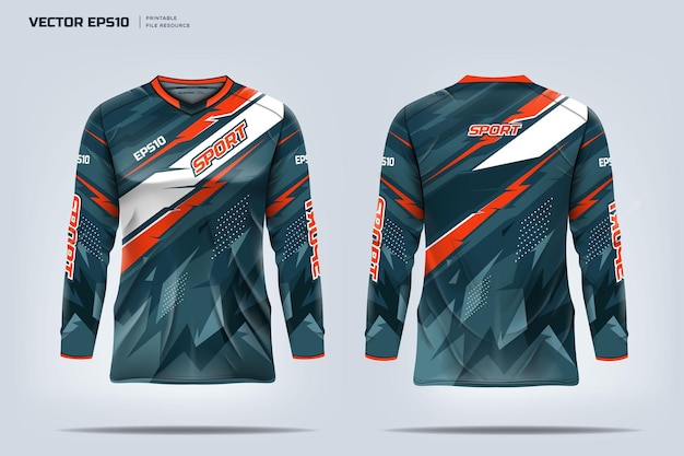 Muster mockup abstract design sporttrikot. sportliches design mit abstrakter tarnung