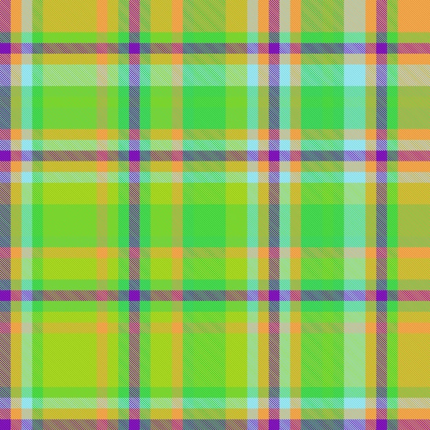 Muster Tartan-Karo aus textilem Stoff nahtlos mit kariertem Vektortexturhintergrund