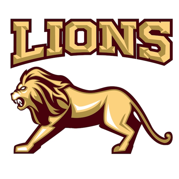 Mutiges lion-logo-team