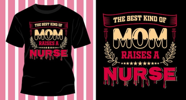 Muttertag mama krankenschwester t-shirt design eps