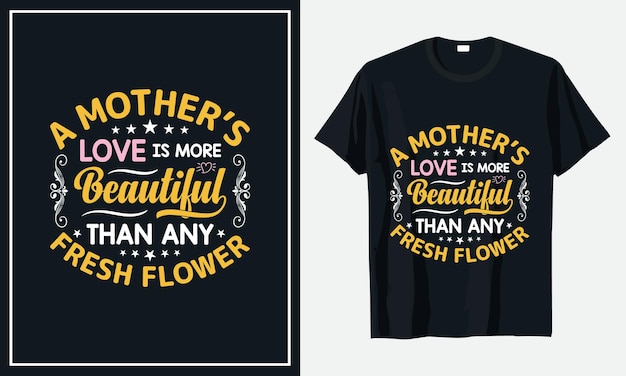 Muttertags-typografie mom-t-shirt-designs premium-vektor