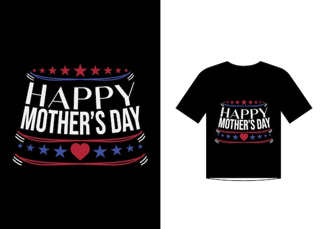 Muttertagsliebe zitiert t-shirt-designschablonenvektor für glücklichen muttertag