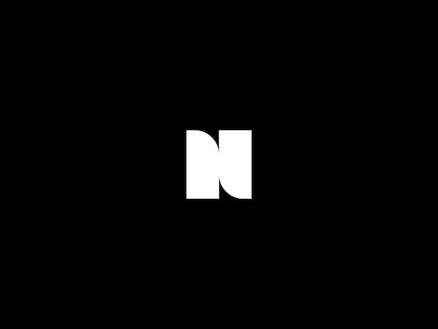 Vektor n-logo-design