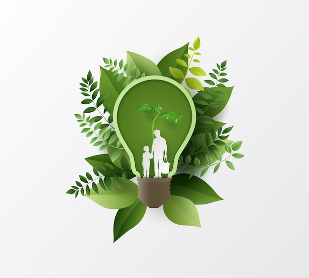 Nachhaltiges Wachstum Umweltfreundliche Energie