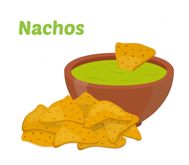 Nachos mexikanische chips