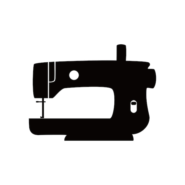 Nähmaschinen-icon-design-schneider-ausrüstung-zeichen und -symbol