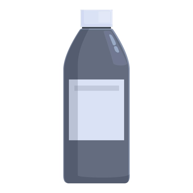 Nagellackflasche-Symbol Karikaturvektor Pflege Schönheitsdame.