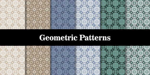 Nahtlose geometrische Muster Vektor