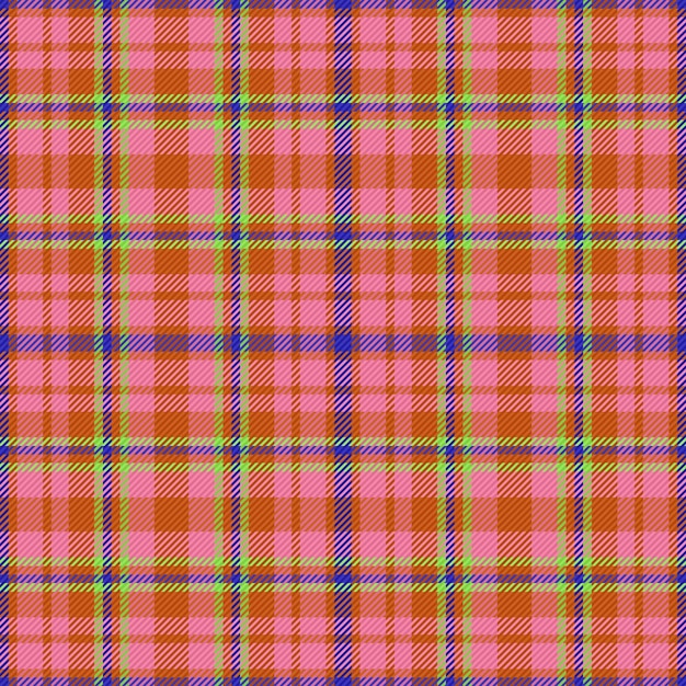 Nahtlose Textur kariert Stoff Vektor Tartan Textilmuster prüfen Hintergrund