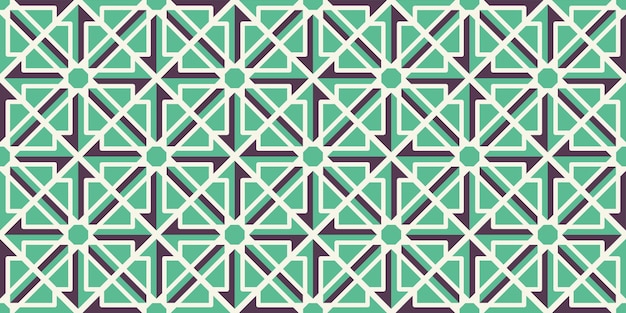 Nahtlose textur mit luxuriösem arabischem ornament vektorrandmuster