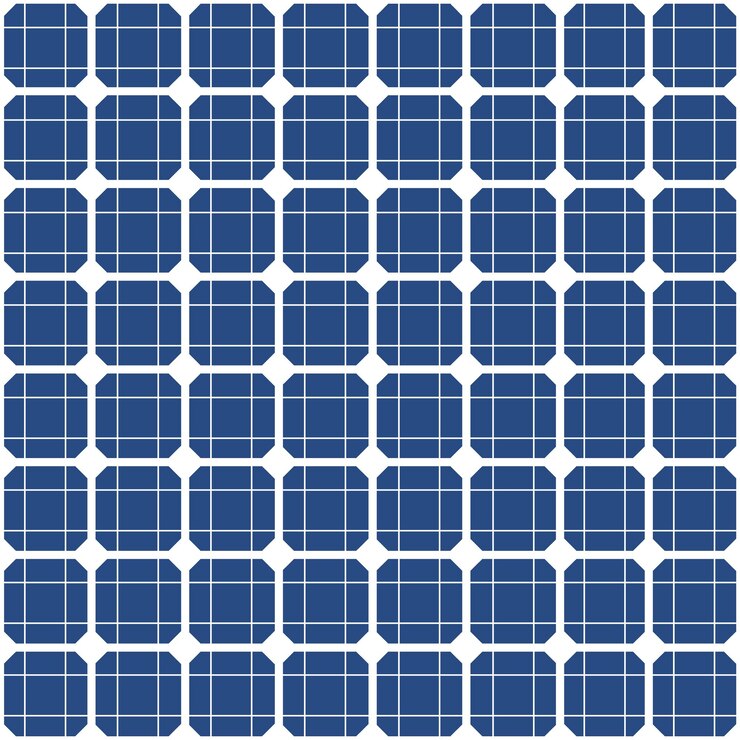 Nahtlose Vektortextur der Solarpanel