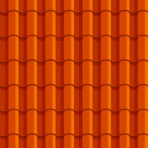 Nahtloser Hintergrund der orange chinesischen Dachziegel