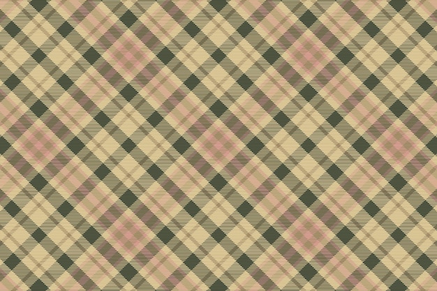 Nahtloser karierter Hintergrund des Tartan-Musters. Textile Textur. Vektor-Illustration.