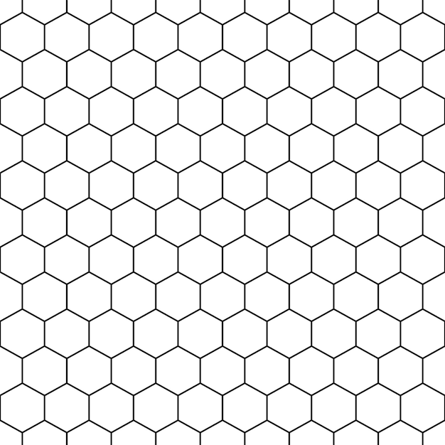 Nahtloser sechseckiger Mustervektor geometrischer kreativer Hintergrund