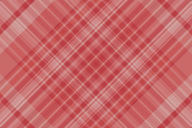 Nahtloser tartan-plaid-musterhintergrund mit der farbe des valentinsgrußes. vektor-illustration.