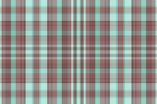 Nahtloser Tartan-Plaid-Musterhintergrund mit Vintage-Farbe. Vektor-Illustration.