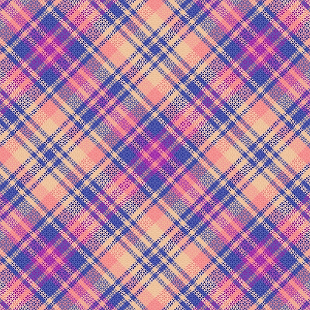 Nahtloser Tartan-Plaid-Musterhintergrund mit Vintage-Farbvektorillustration