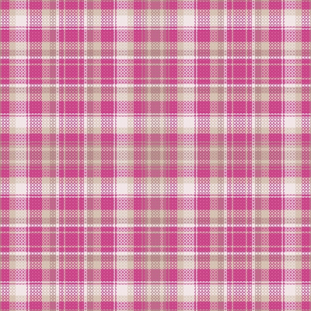 Nahtloser Tartan-Plaid-Musterhintergrund mit Vintage-Farbvektorillustration