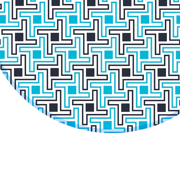 Nahtloses abstraktes geometrisches Muster Vektorillustration Reflectarray Antennen-Hintergrund Vorlage