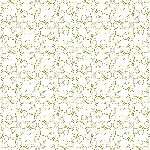Nahtloses abstraktes Muster Elegante verzierte Textur im Barockstil Vektorillustration Kann für Tapetentextilien verwendet werden Packpapier Seite füllen Design Webseitenhintergrund
