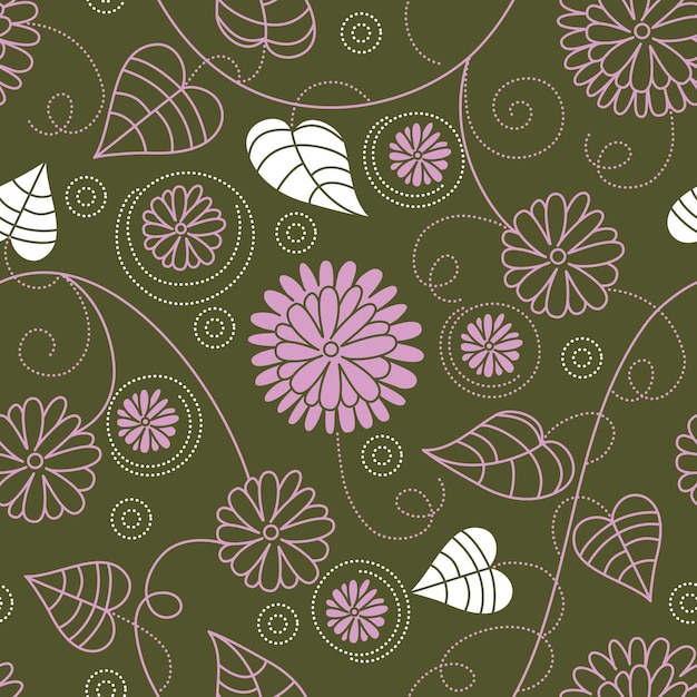 Nahtloses Blumenmuster