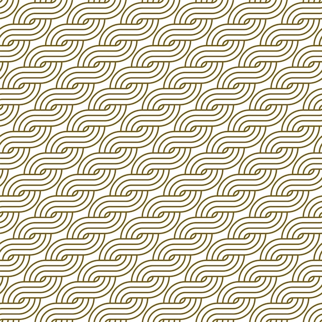 Nahtloses geometrisches ornament braune farblinientolles design für stofftextilabdeckunggeschenkpapierhintergrund