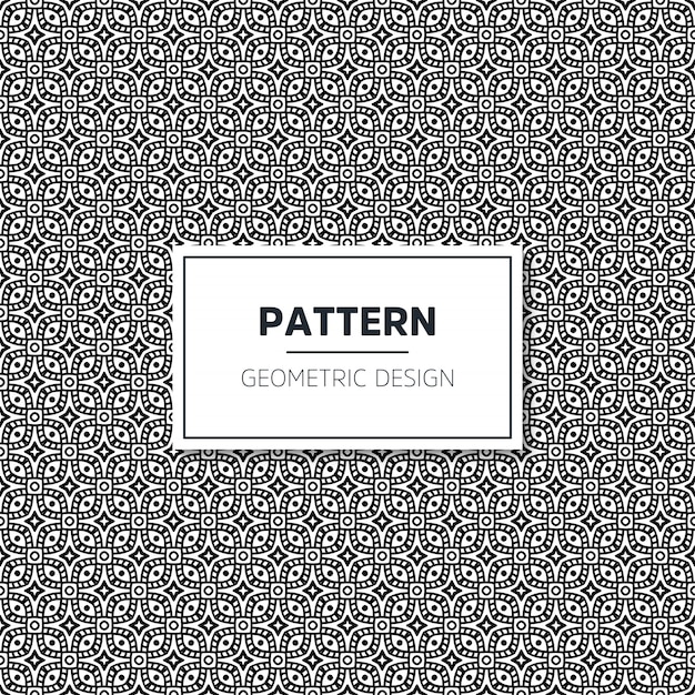 Nahtloses geometrisches Schwarzweiss-Muster