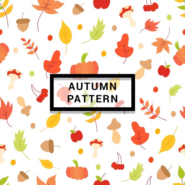 Nahtloses Herbst-Muster