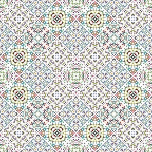 Nahtloses Hintergrundmuster Patchwork-Textur Weberei Traditionelle Ornamente Stammesmotiv