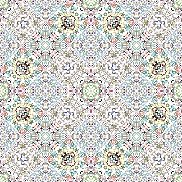 Nahtloses Hintergrundmuster Patchwork-Textur Weberei Traditionelle Ornamente Stammesmotiv