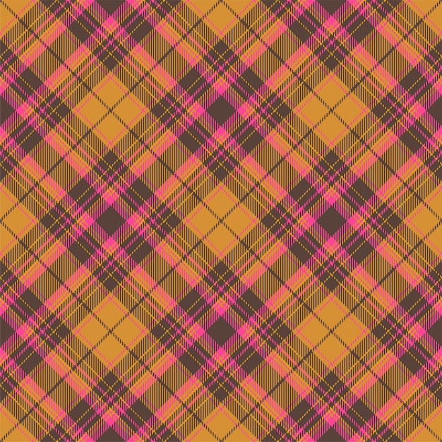 Nahtloses Karomuster aus Tartan-Schottland. Quadratische geometrische Textur der Weinleseprüfungfarbe.