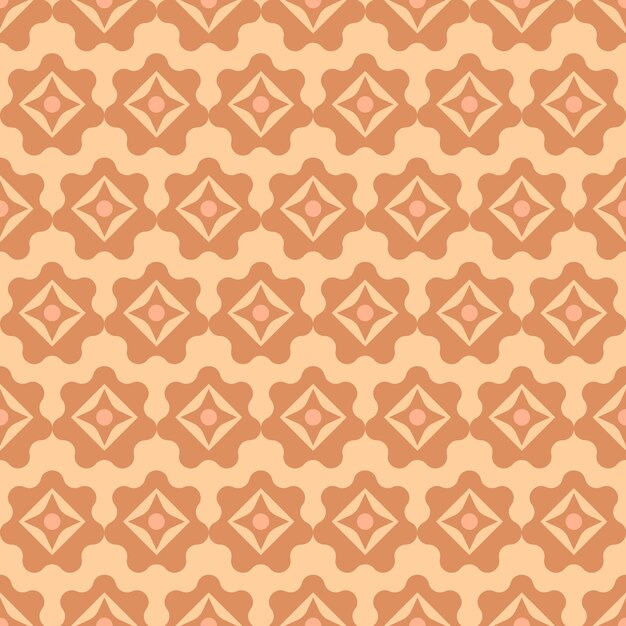 Nahtloses Muster Abstract Geometrischer Hintergrund Polygon Stern und Kreisform mit Pastellfarbe