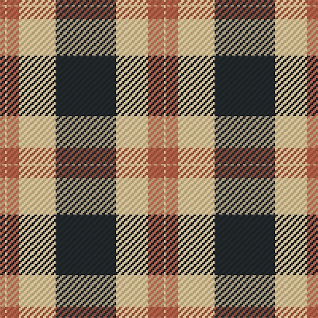 Nahtloses muster aus schottischem tartan-plaid wiederholbarer hintergrund mit karierter stoffstruktur flacher vektorhintergrund aus gestreiftem textildruck