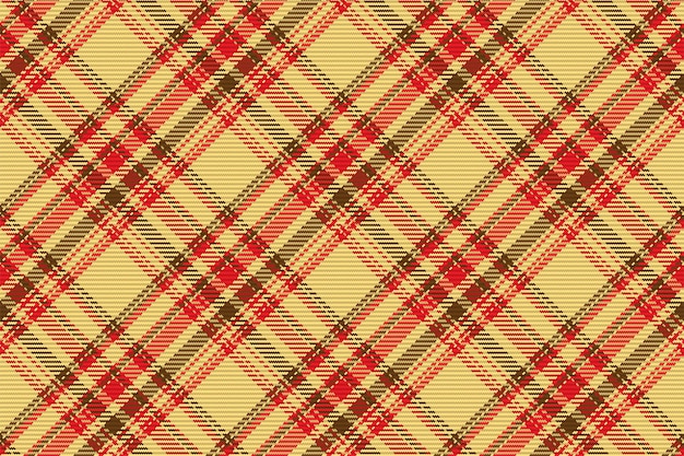 Nahtloses Muster aus schottischem Tartan-Plaid Wiederholbarer Hintergrund mit karierter Stoffstruktur Flacher Vektorhintergrund aus gestreiftem Textildruck