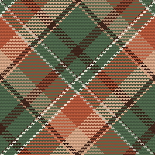 Nahtloses muster aus schottischem tartan-plaid. wiederholbarer hintergrund mit karierter stoffstruktur. gestreifter textildruck des vektorhintergrundes.